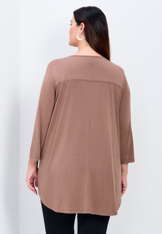Sara Everyday Scoop Neck Tunic image number 1