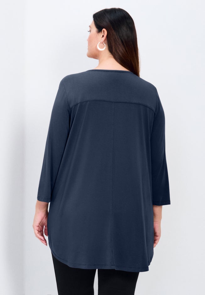Sara Everyday Scoop Neck Tunic image number 1
