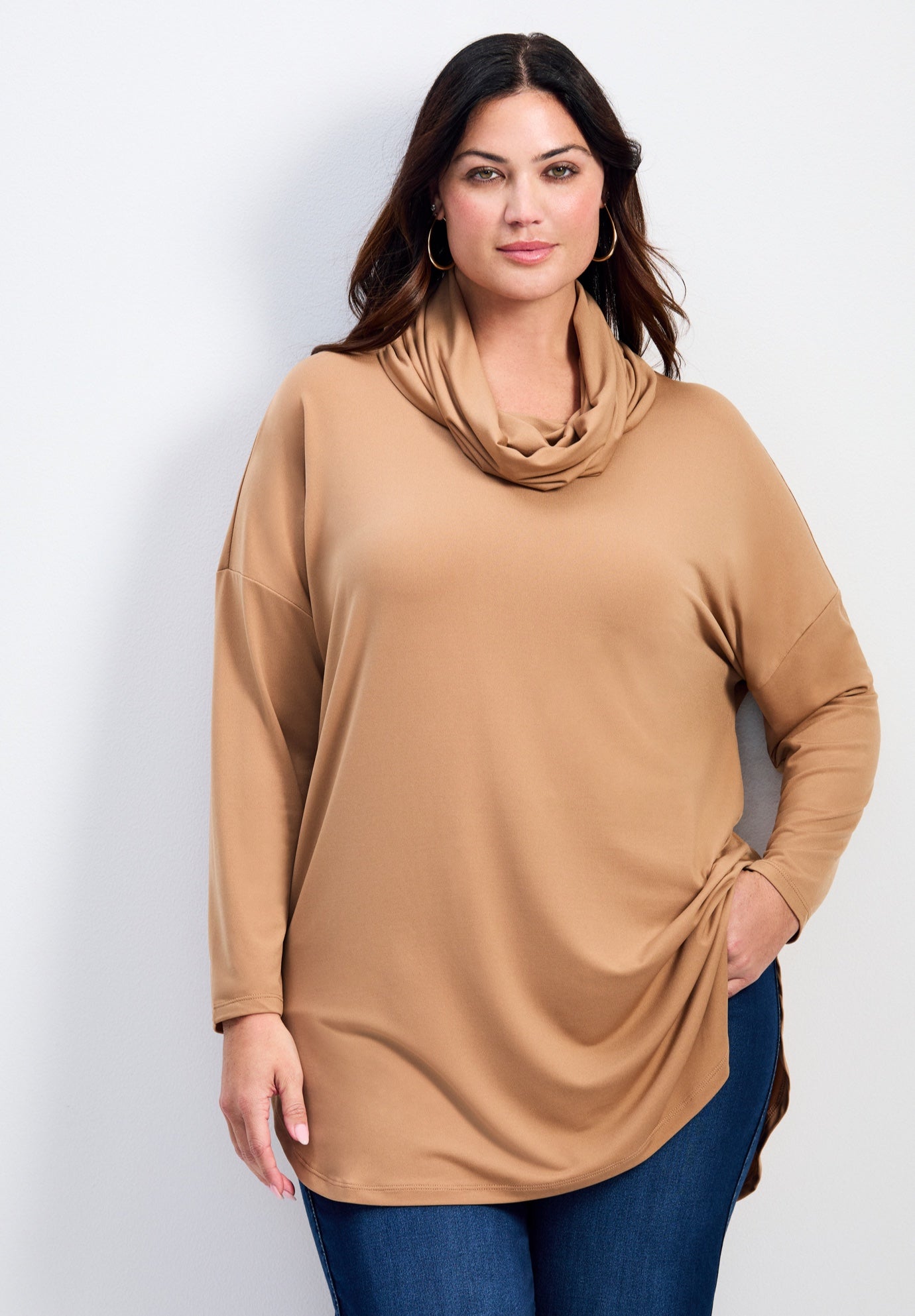 Faye Removeable Scarf Tunic image number 0