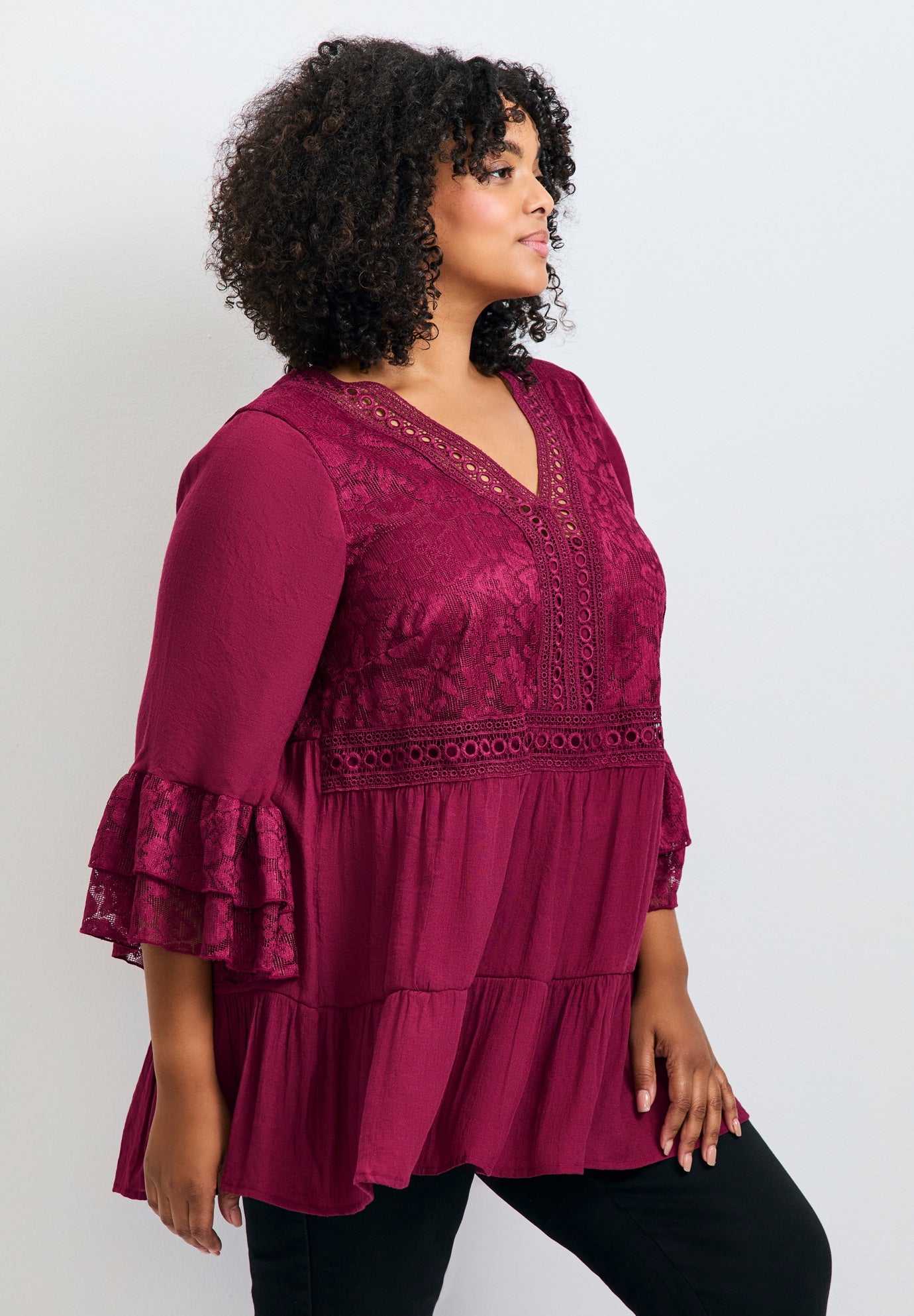 Wallflower Lace Detail Tunic image number 2