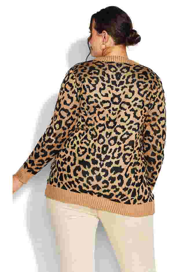 Longline Print Cardigan image number 10