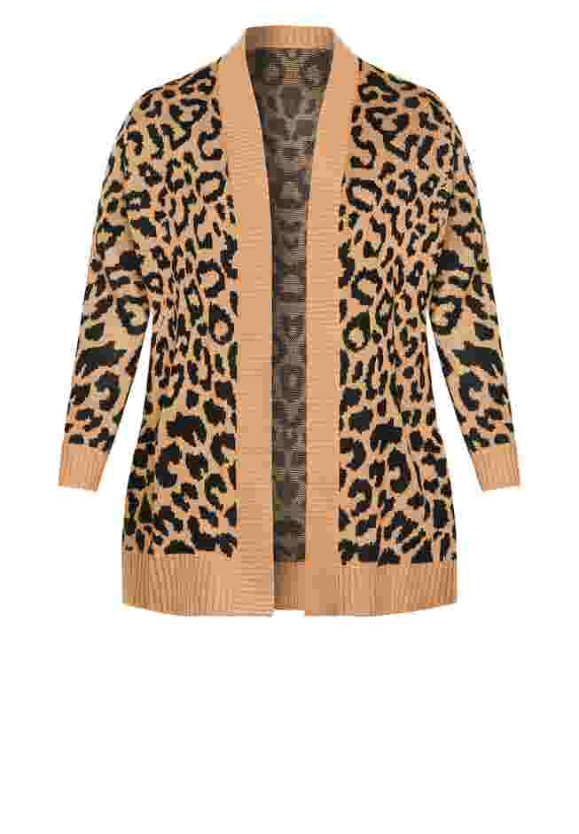 Longline Print Cardigan image number 12