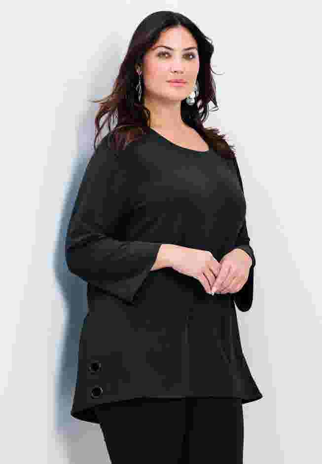 Breanna Eyelet Detail Hacci Top image number 2