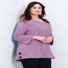 Breanna Eyelet Detail Hacci Top image number null