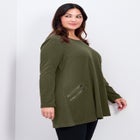 Alina Hacci Zip Detail Tunic image number null