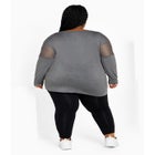 Mesh Sleeve Top image number null