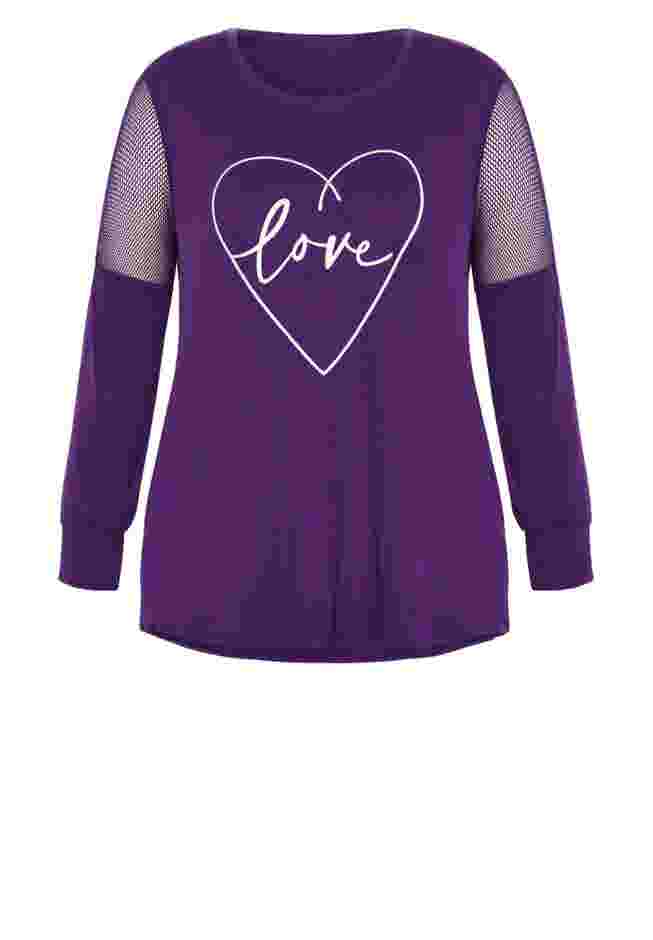 Mesh Sleeve Top image number 4