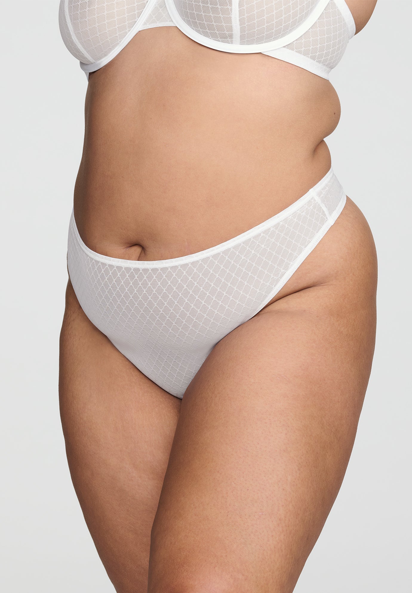 The Thong- Trellis Lace image number 5