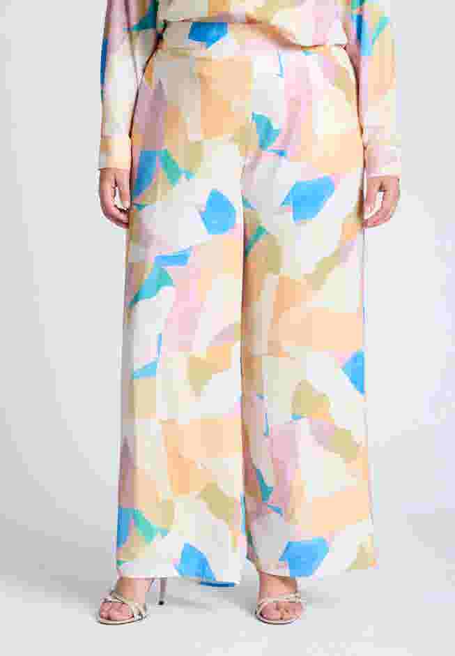  Printed Wide Leg Pant  image number 1