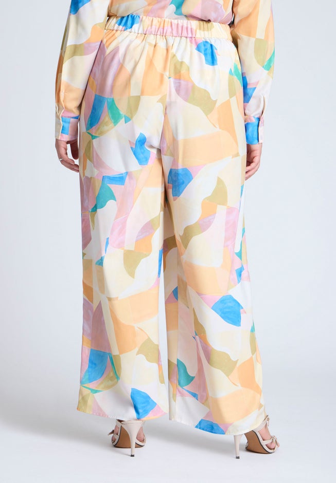 Printed Wide Leg Pant  image number 2