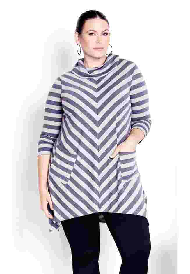 Emily Panel Stripe Tunic image number 0