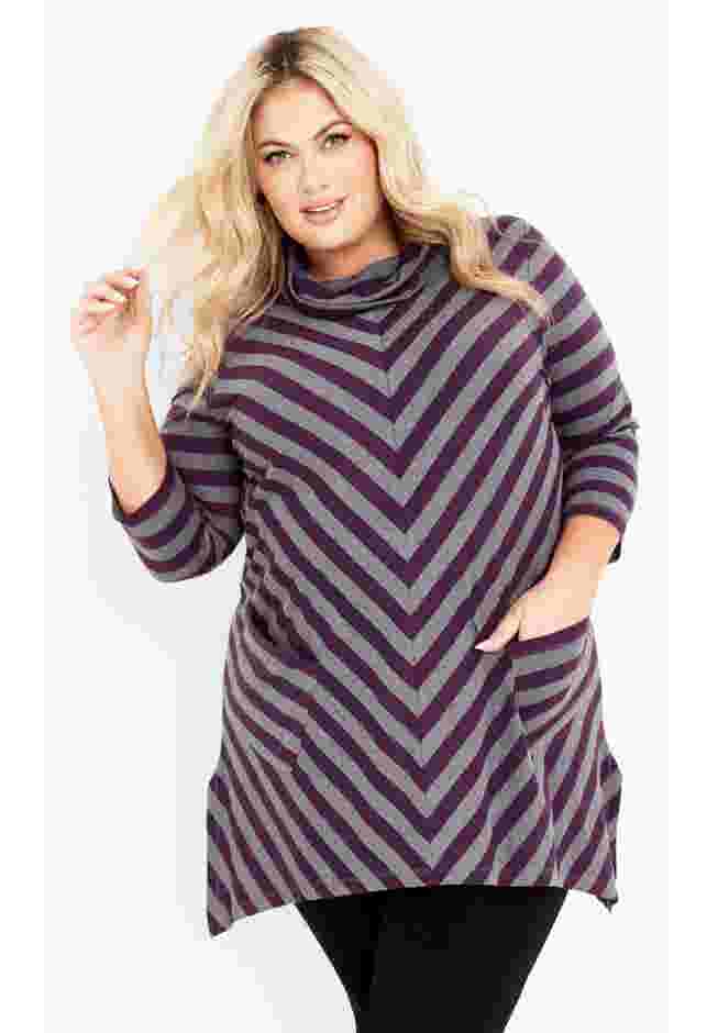 Emily Panel Stripe Tunic image number 0