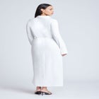 Collared Maxi Shirt Dress image number null