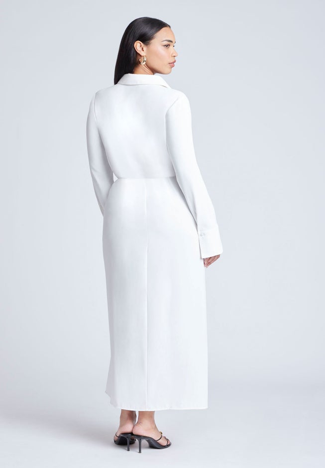 Collared Maxi Shirt Dress image number 2