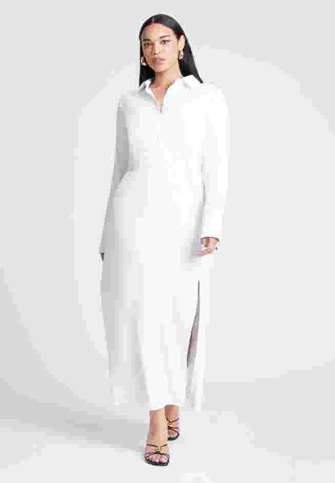 Collared Maxi Shirt Dress image number 0