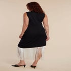 Fringe Asym Dress image number null