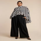 Ruffle Detail Asym Cape image number null