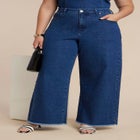 Wide Leg Comfort Stretch Jean image number null