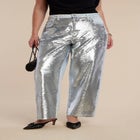 Sequin Front Jean image number null