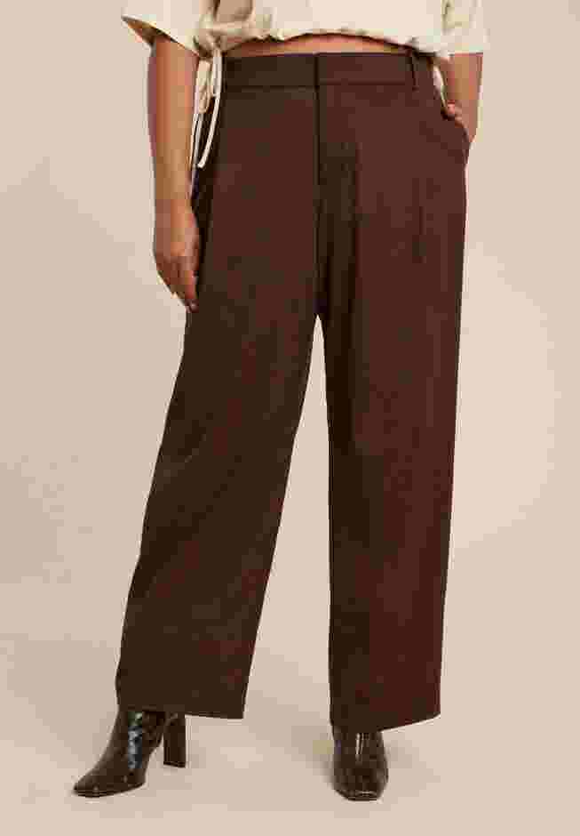 Faux Suede Wide Leg Pant image number 1