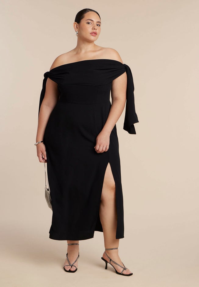 Tie Detail Column Dress image number 4