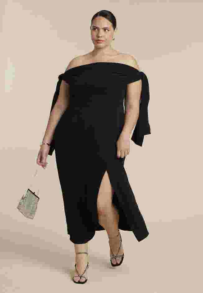 Tie Detail Column Dress image number 5