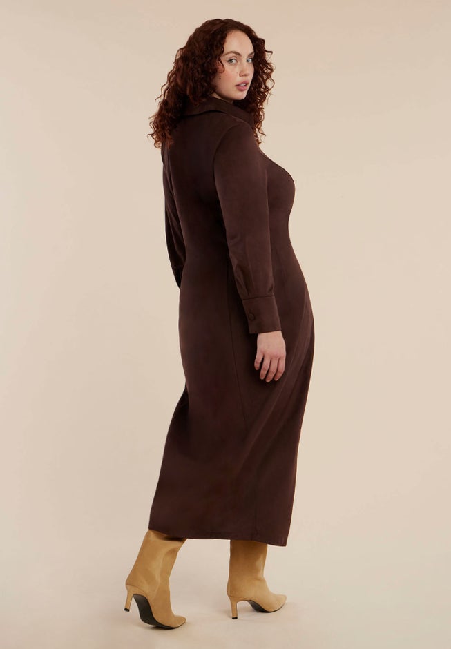 Suede Shirt Dress image number 2