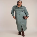 Suede Shirt Dress image number 0