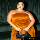 Corduroy Peplum Bustier image number null