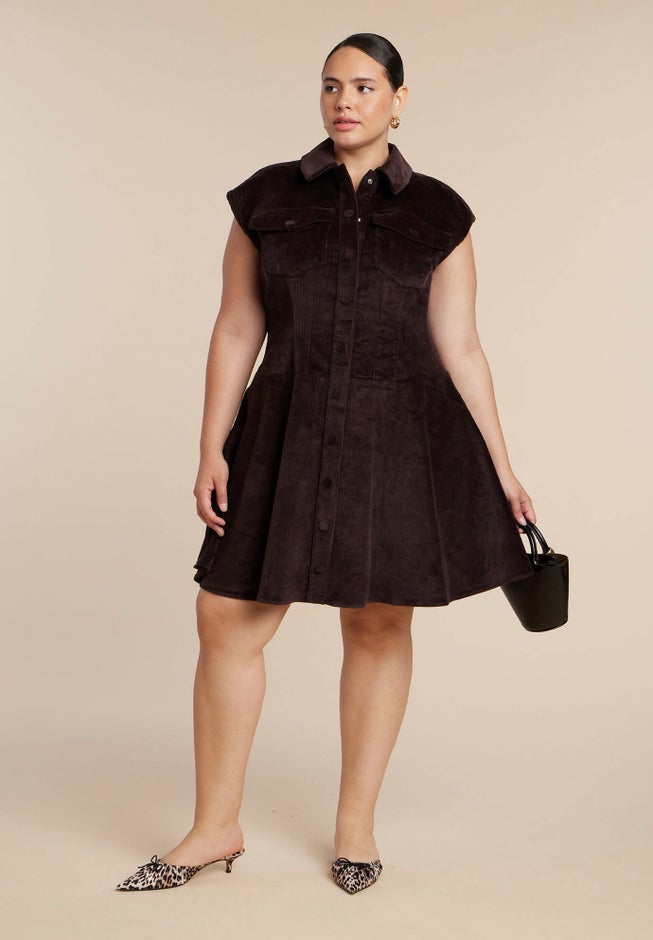 Corduroy Mini Dress image number 2