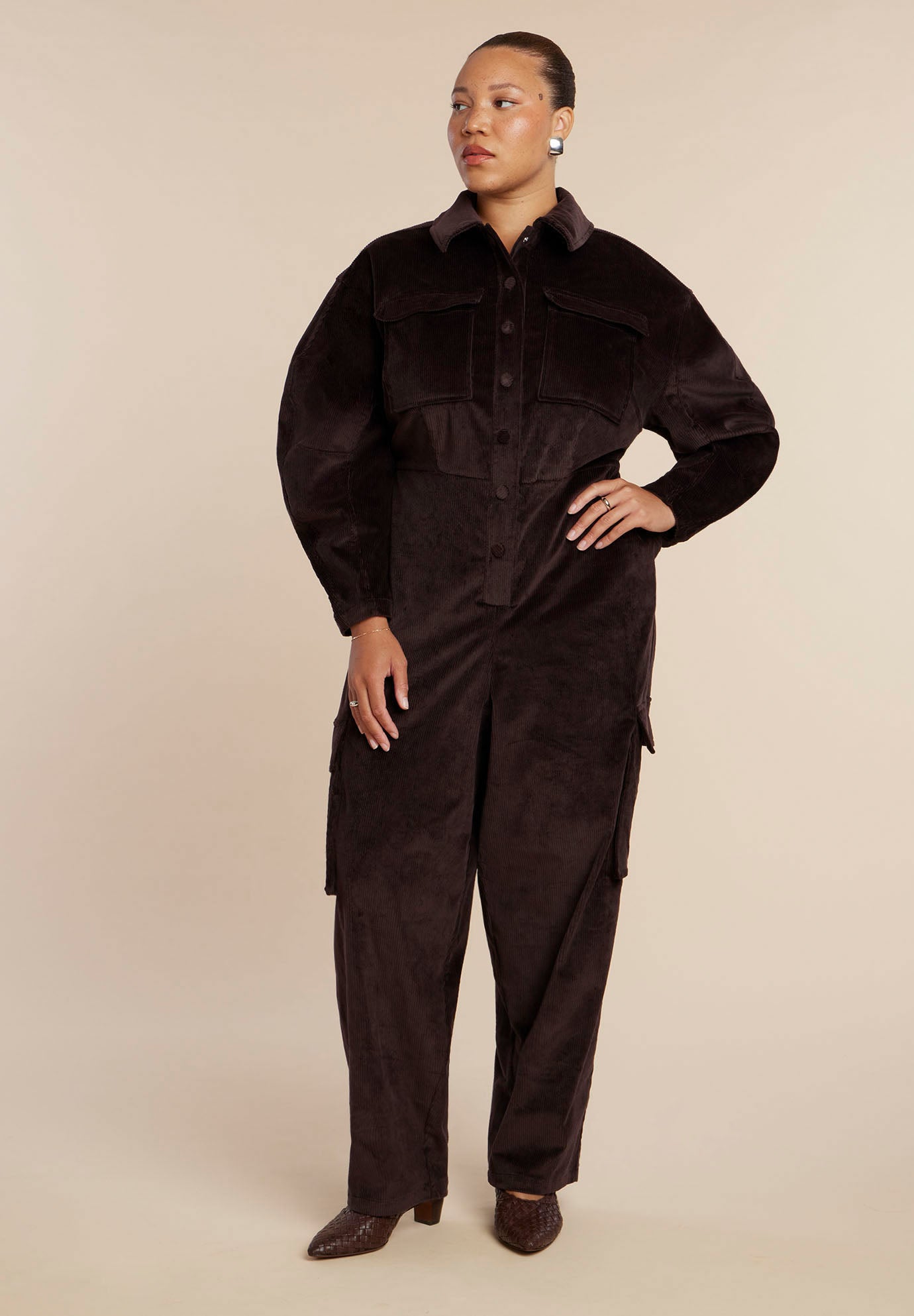 Corduroy Jumpsuit image number 1