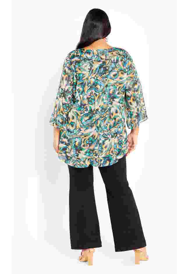 Rosie Layer Print Top image number 2