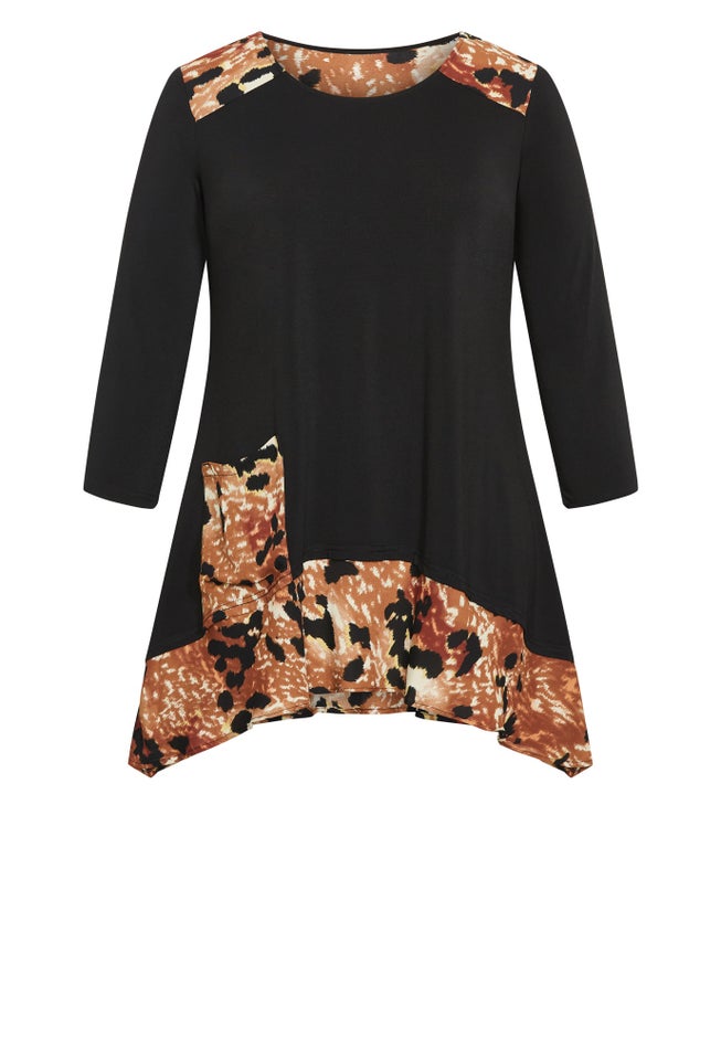 Shari Print Tunic image number null