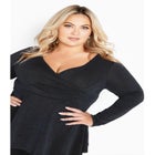 Glam Peplum Top image number null