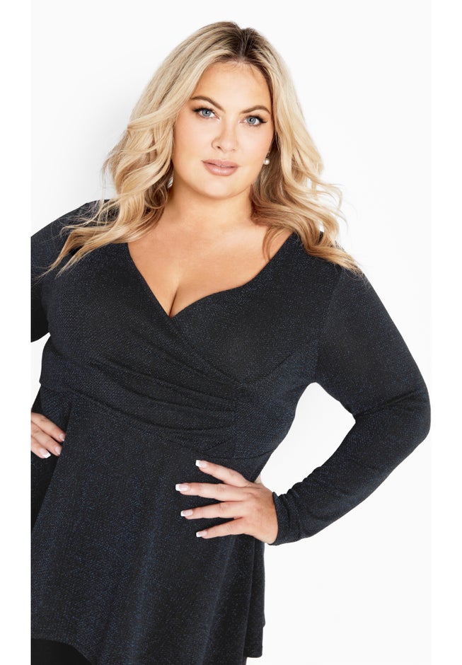 Glam Peplum Top image number 3