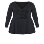 Glam Peplum Top image number null