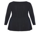 Glam Peplum Top image number null