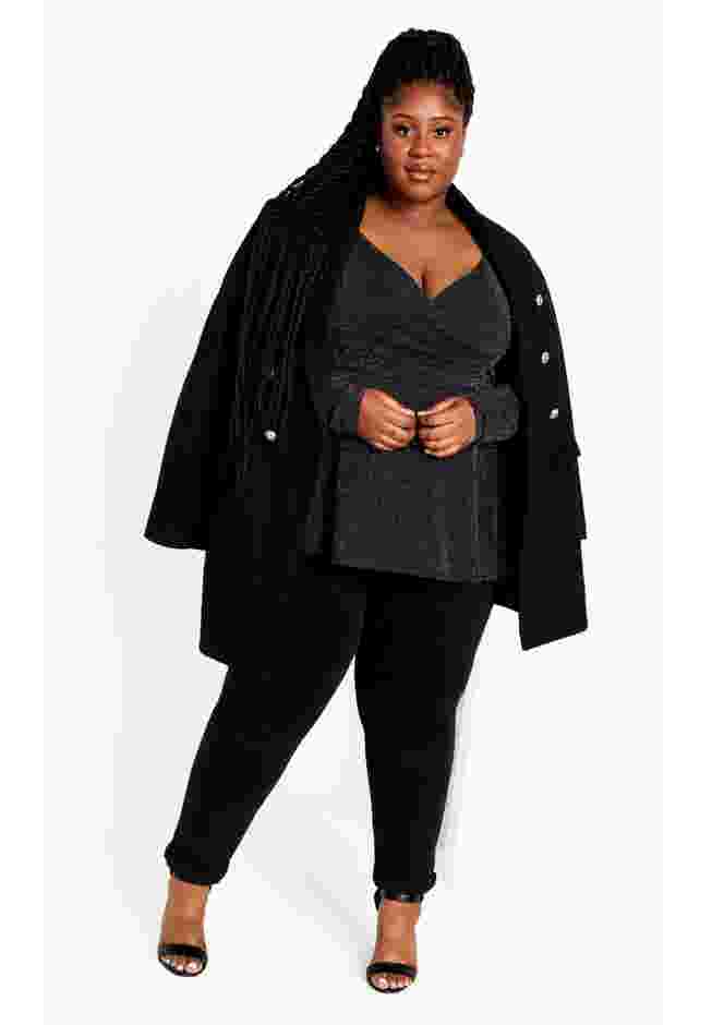 Glam Peplum Top image number 1