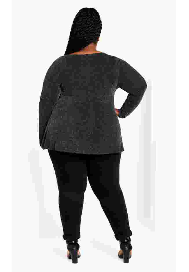 Glam Peplum Top image number 3