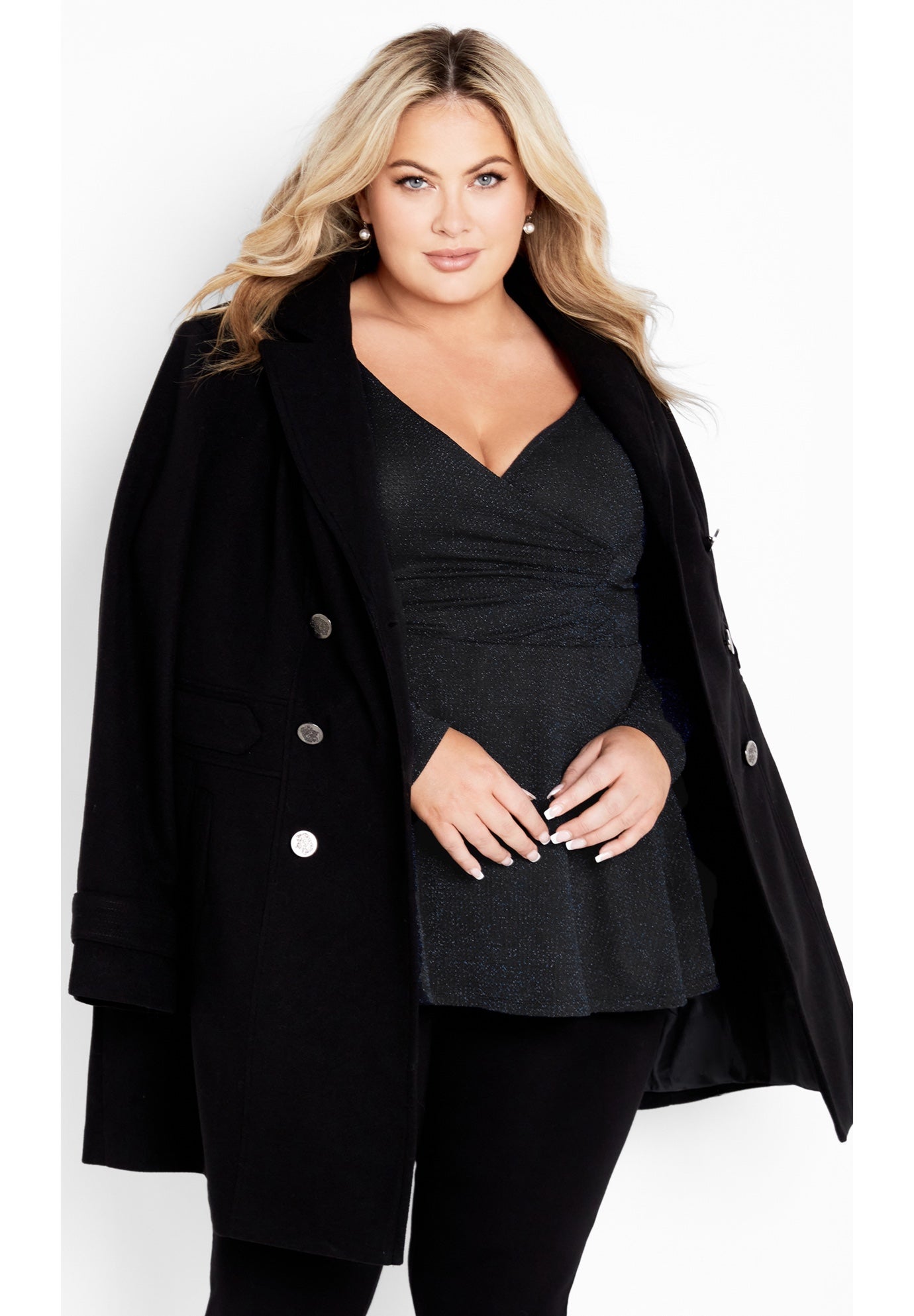 Glam Peplum Top image number 0