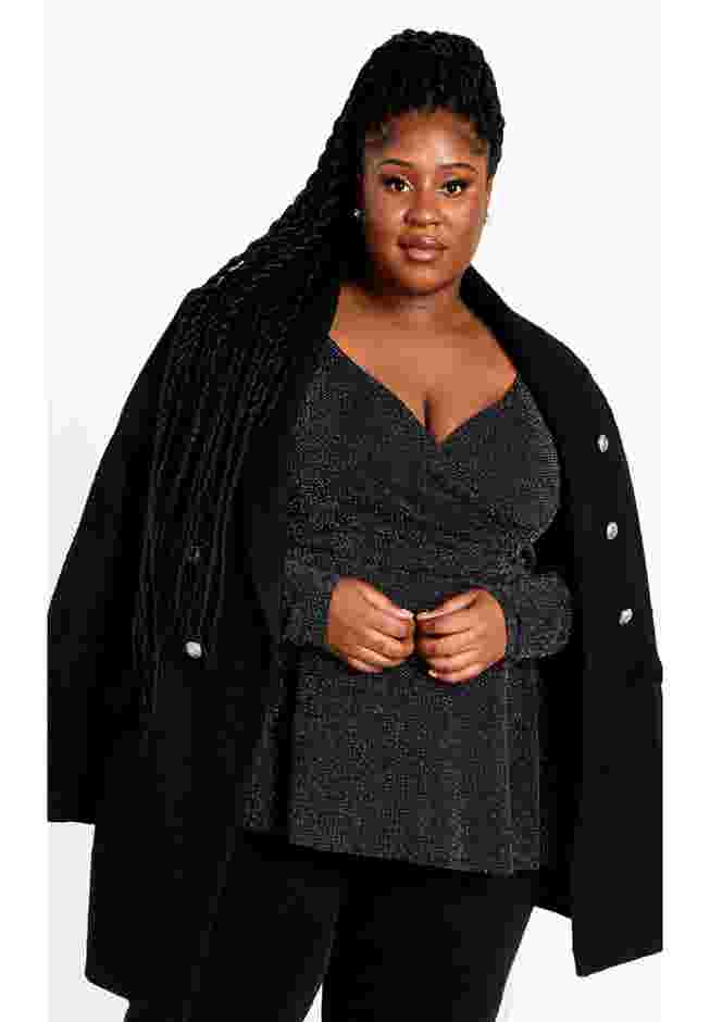 Glam Peplum Top image number 0