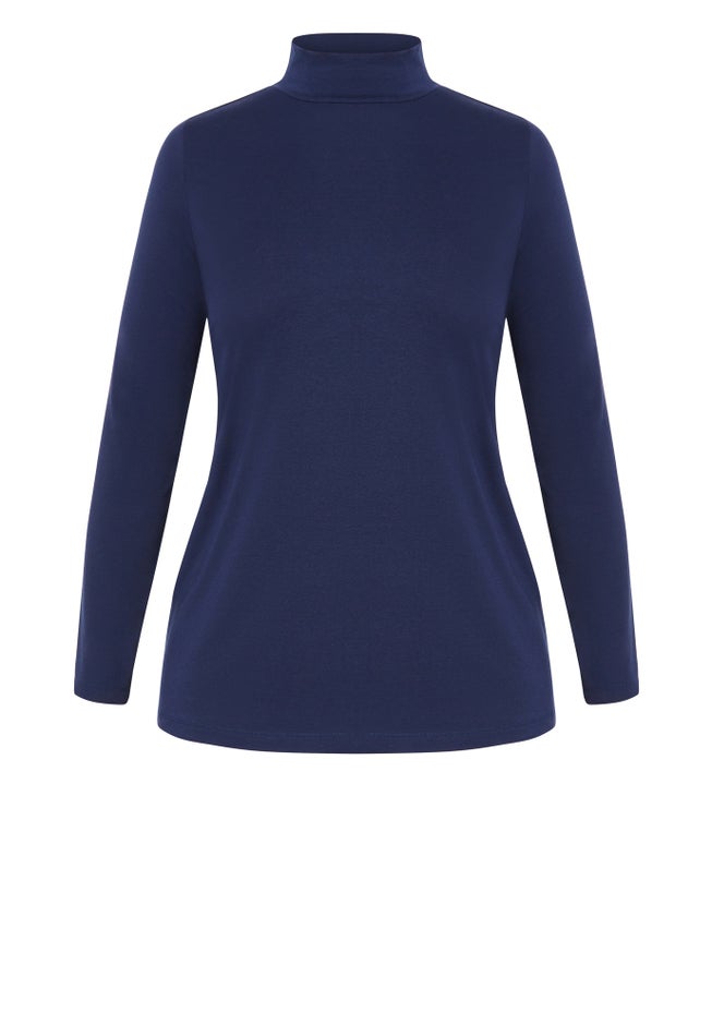 Organic Mock Neck Top image number 4