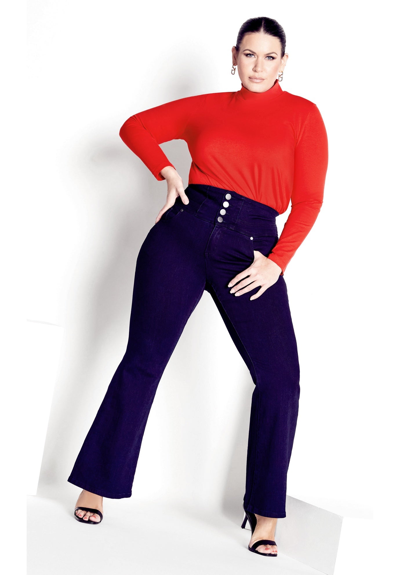 Organic Mock Neck Top image number 1