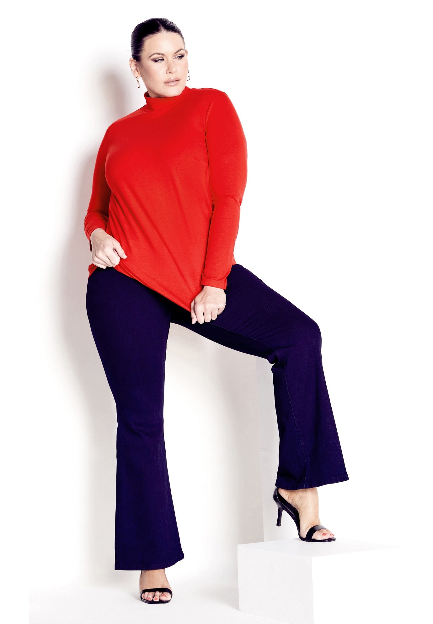 Organic Mock Neck Top image number 2