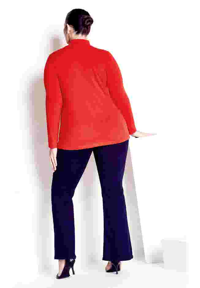 Organic Mock Neck Top image number 3
