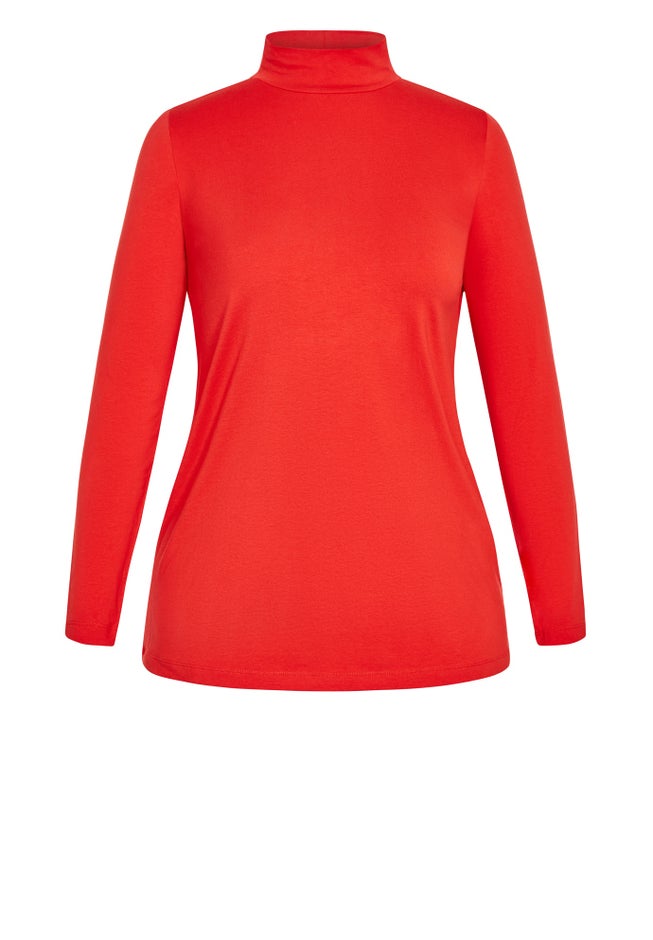 Organic Mock Neck Top image number 4