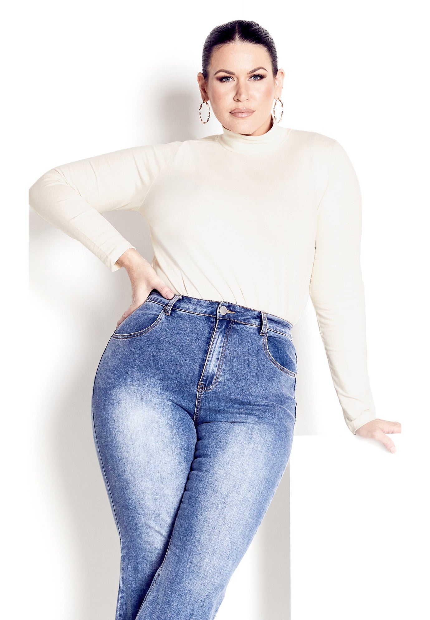 Organic Mock Neck Top image number 0