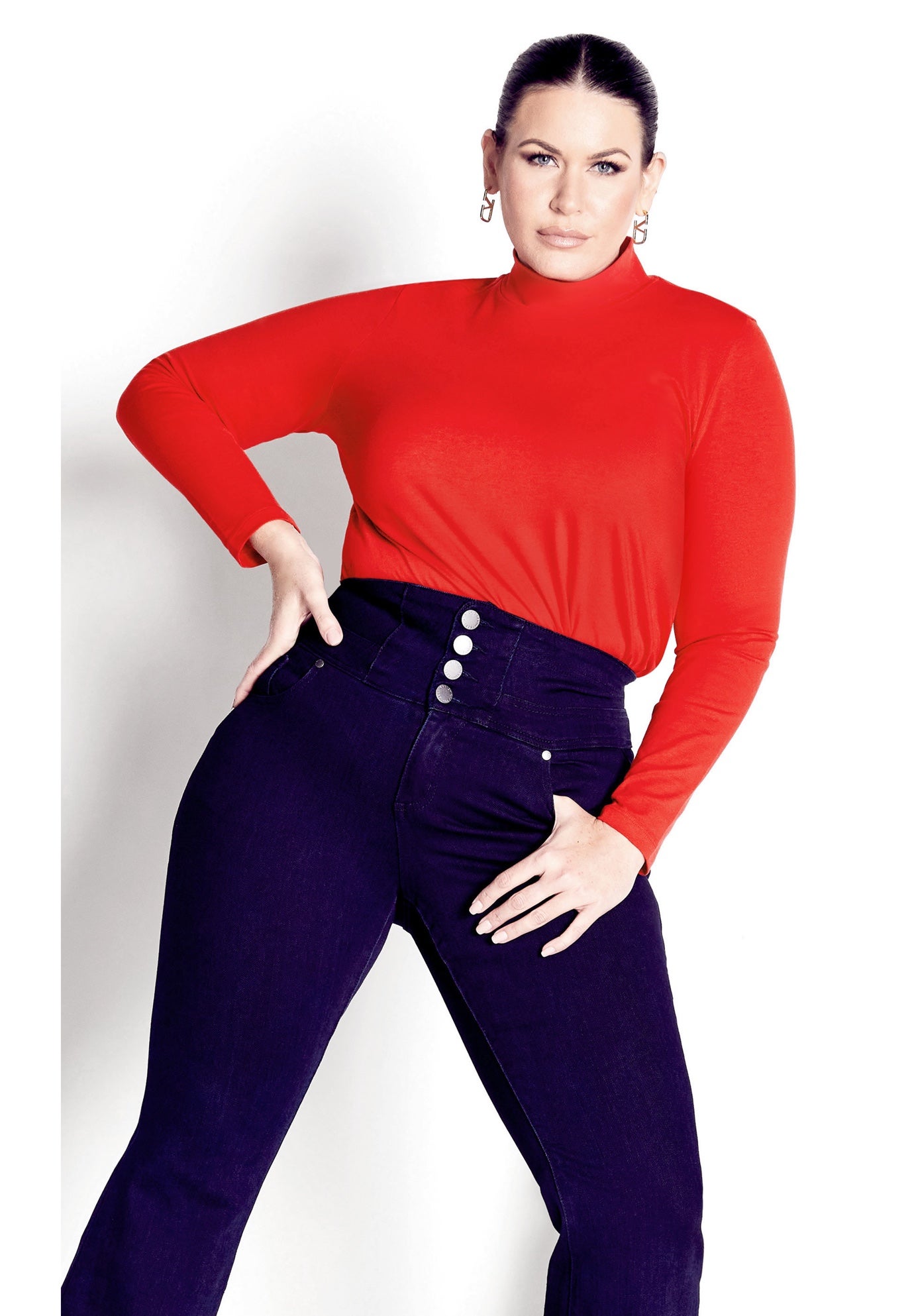 Organic Mock Neck Top image number 0