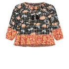 Imari Empire Waist Spliced Top image number null