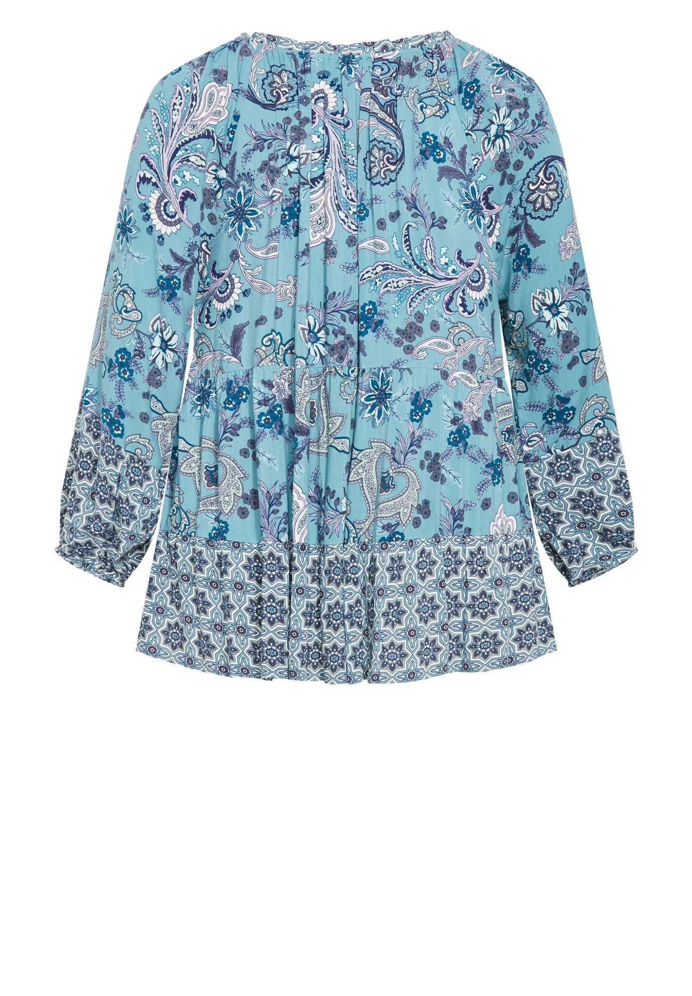 Imari Empire Waist Spliced Top image number 5